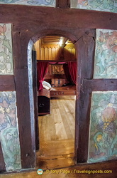 Marksburg - view into the bed chamber